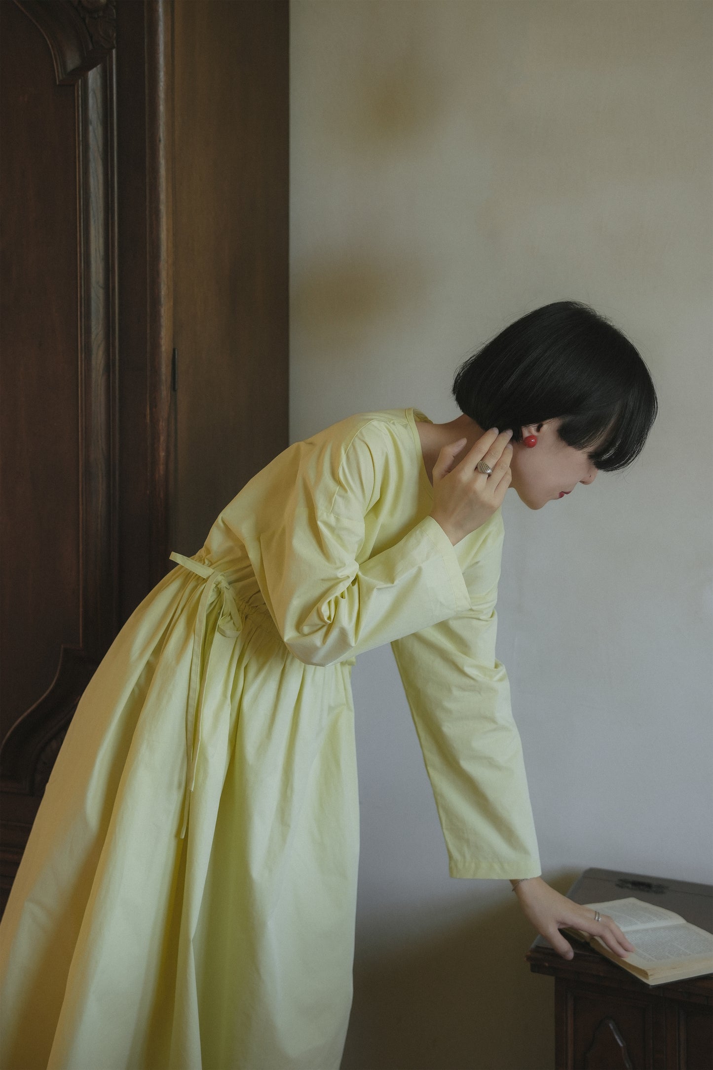 ワンピース•9896250811とブルーウールニット·7288250566