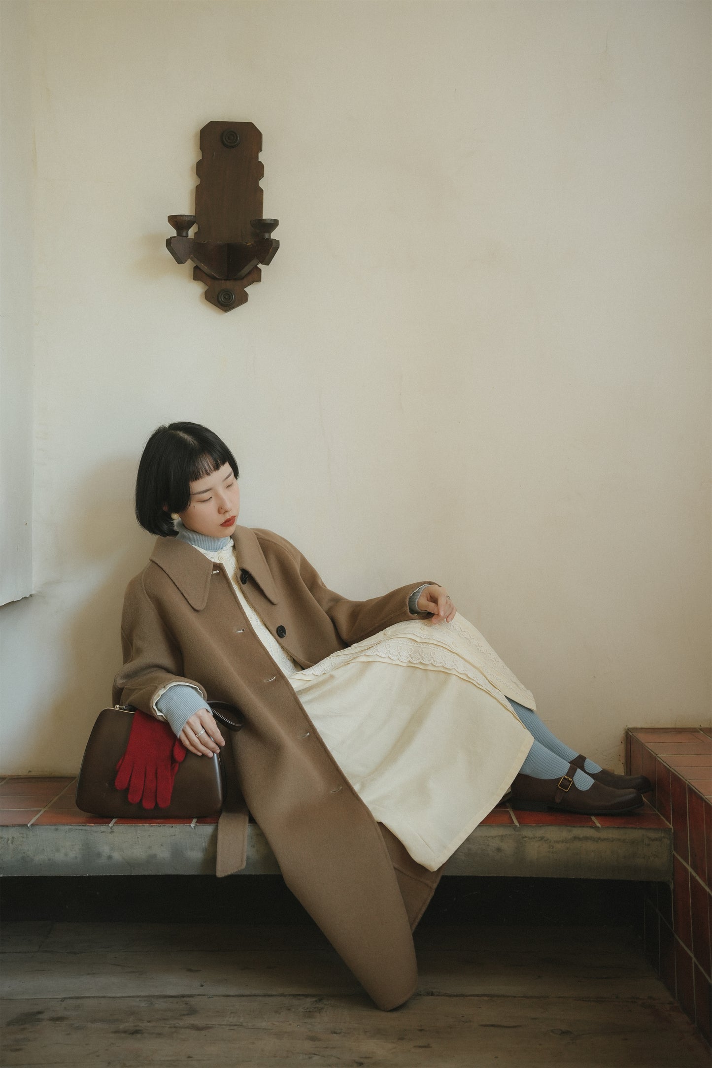 ウールコート•7769251108/イエローワンピース•9856250802/ブルーウールニット·7288250566(12月上旬発送予定)