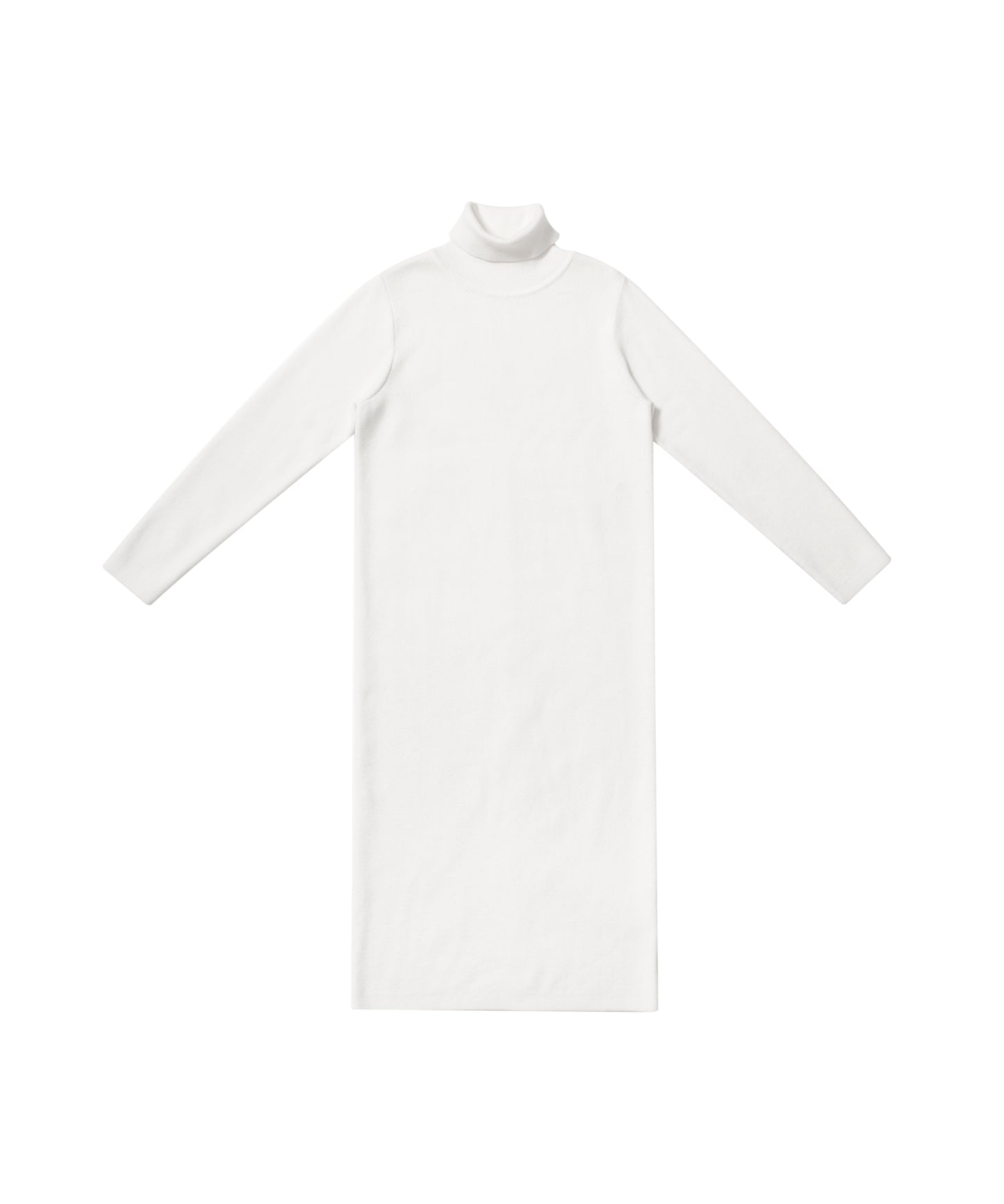 トレンチコート•6676240809とハイネックニットワンピース•9833200904