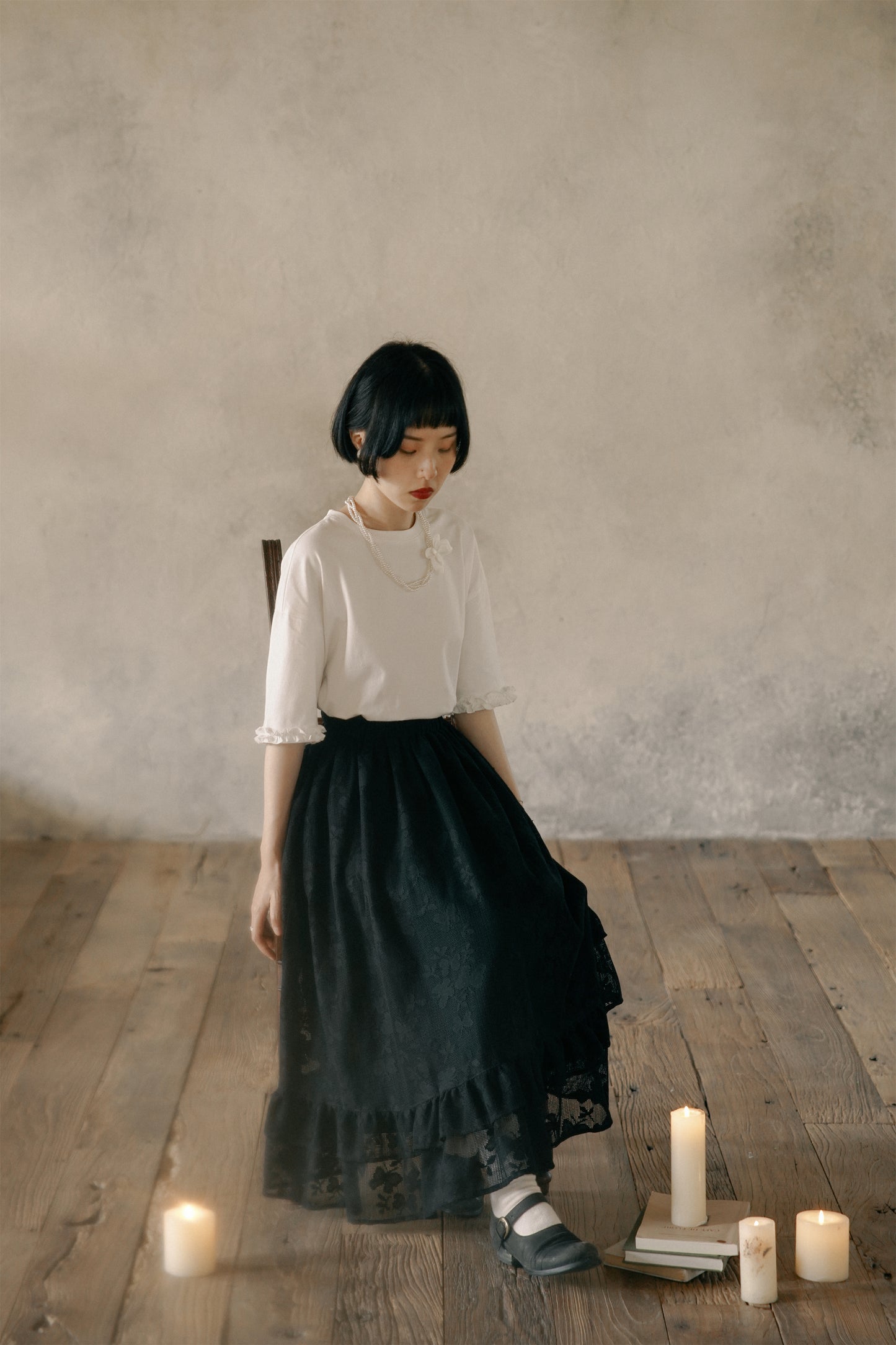 Ｔシャツ·3786250357とスカート·3518250463
