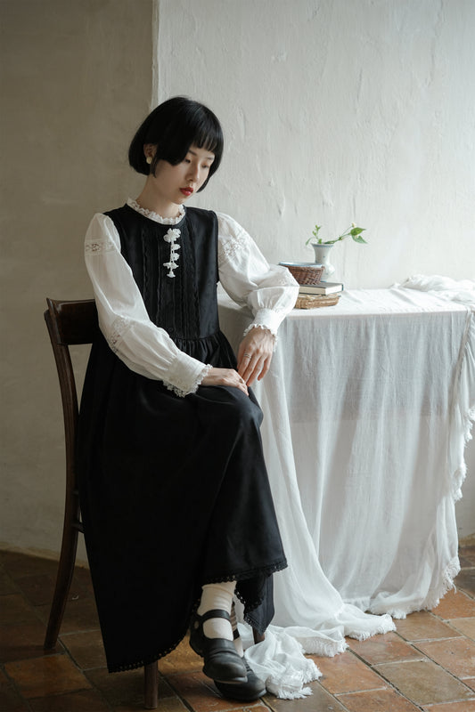 ワンピース（ブローチ別売り）·6518250585とブラウス·6198200602