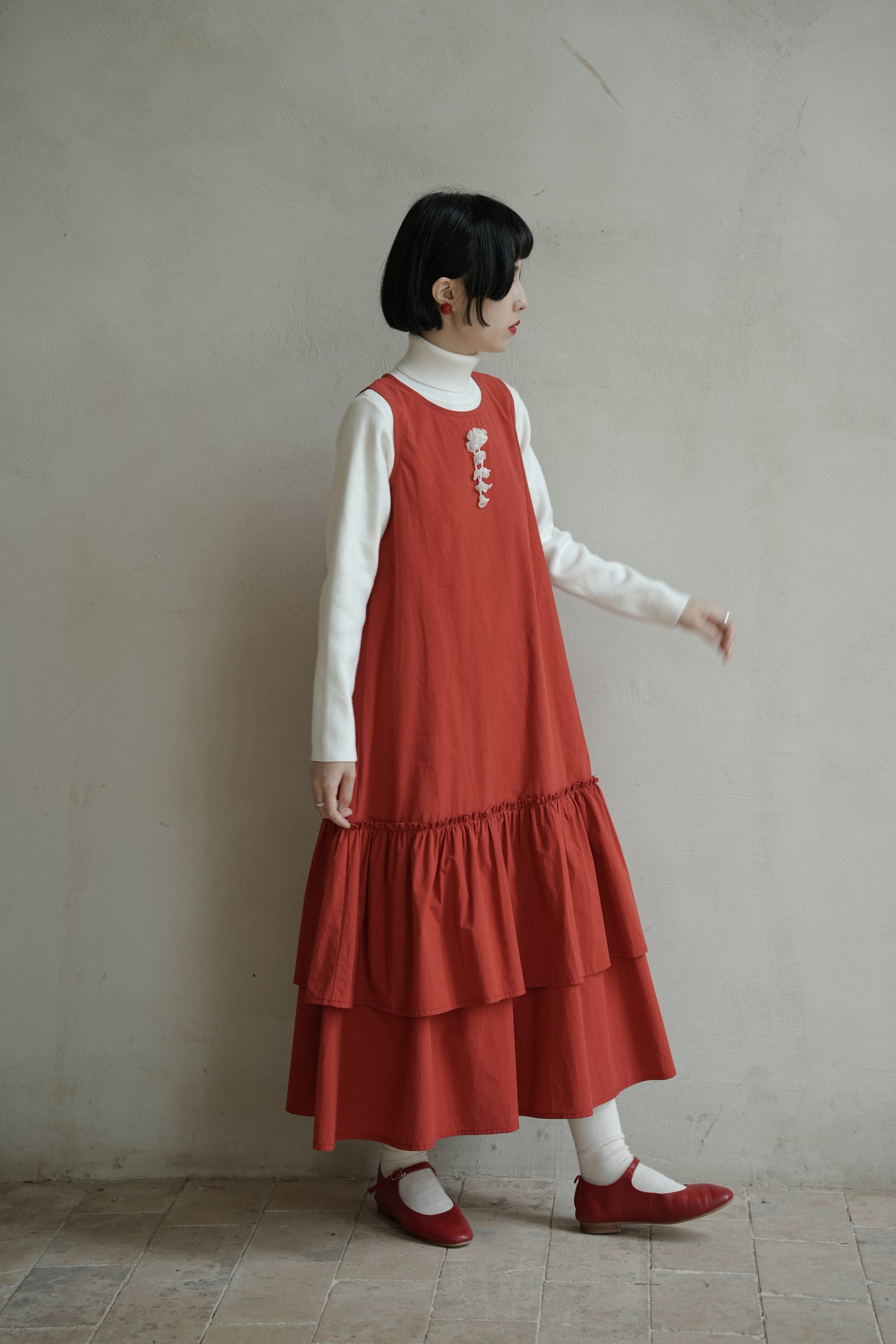 ワンピース•7182250509とハイネックニットワンピース•9833200904