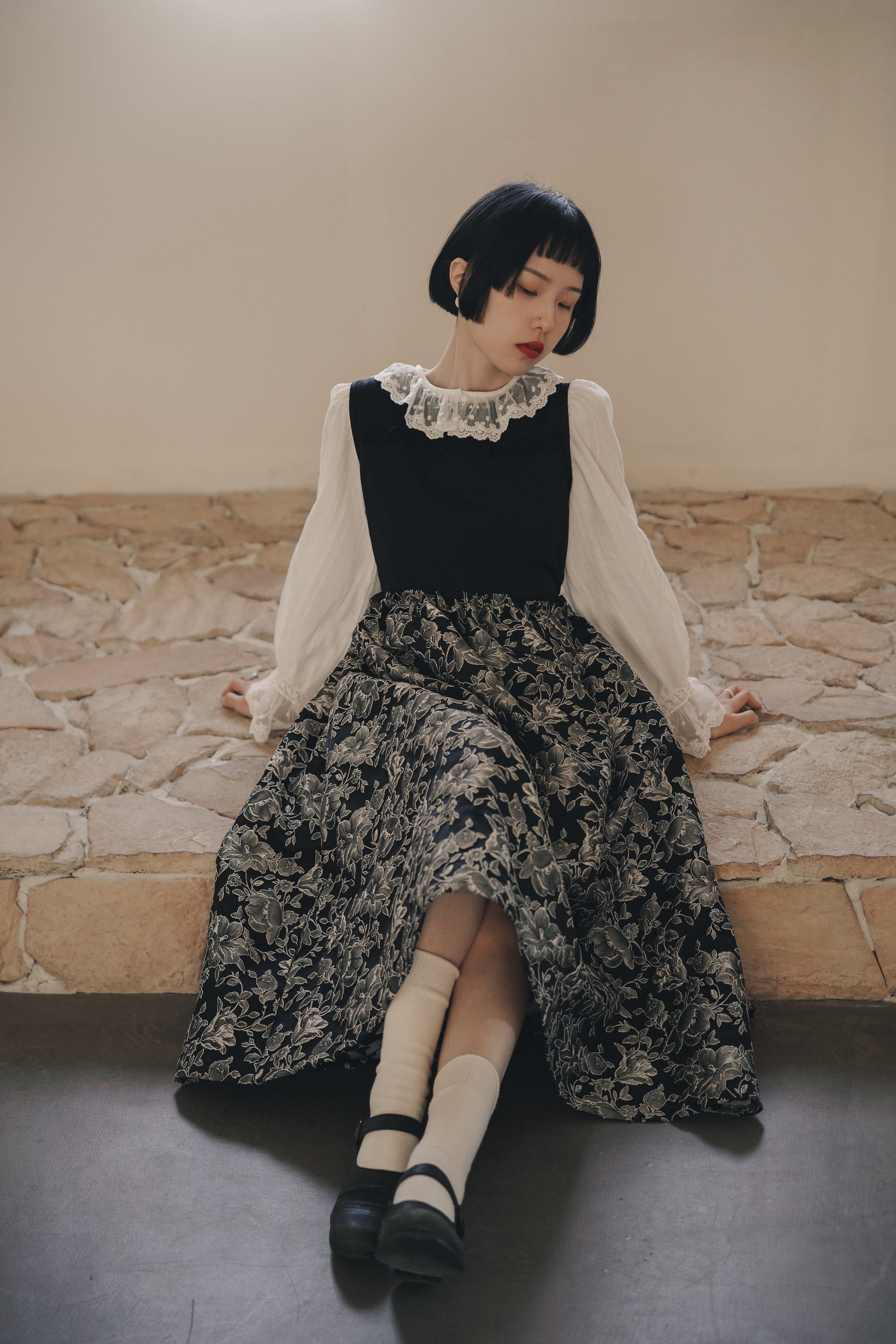 songforest 新品刺繍白ワンピース songforest 新品刺繍白ワンピース