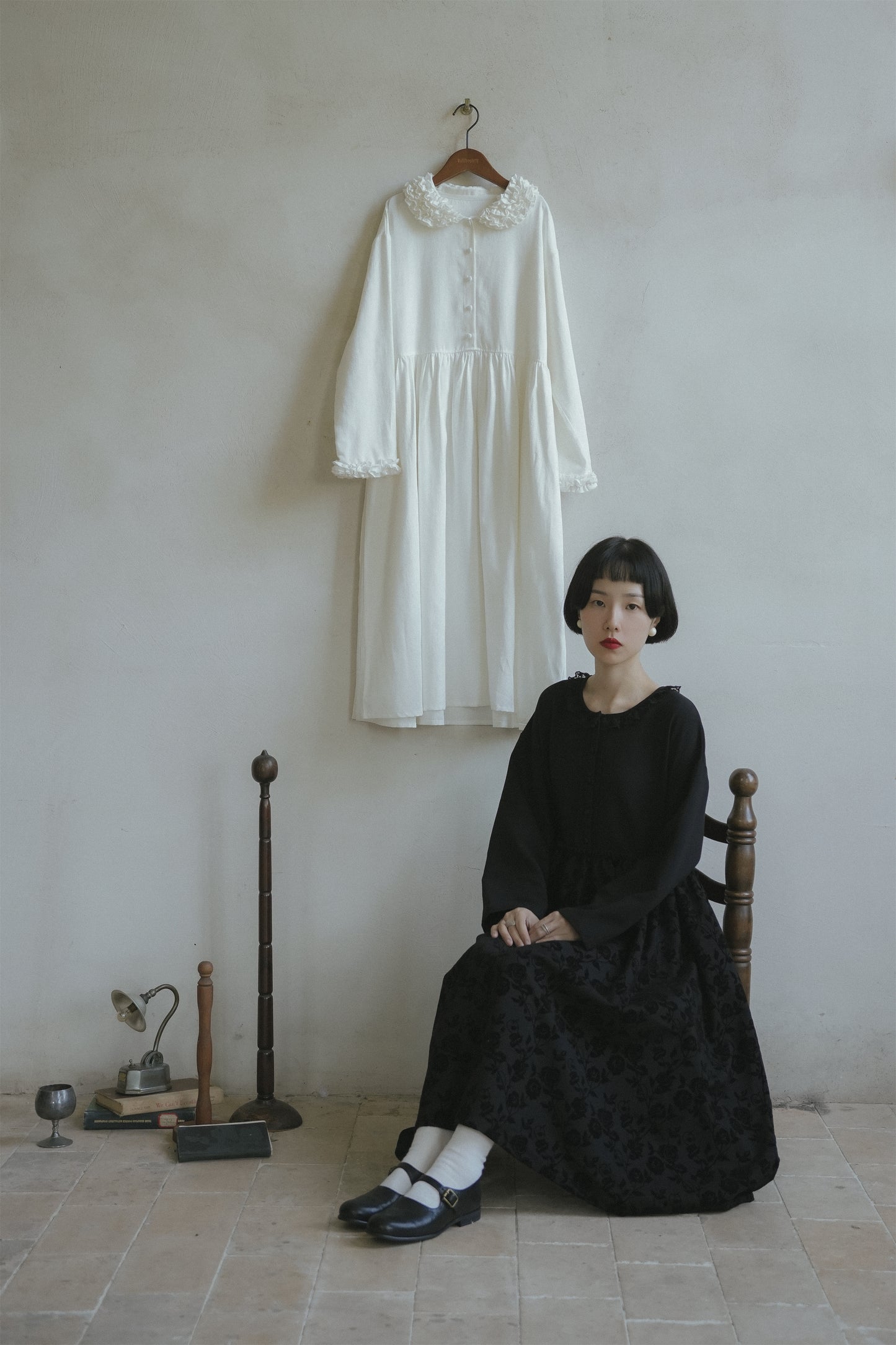 黒いワンピース•9836250803