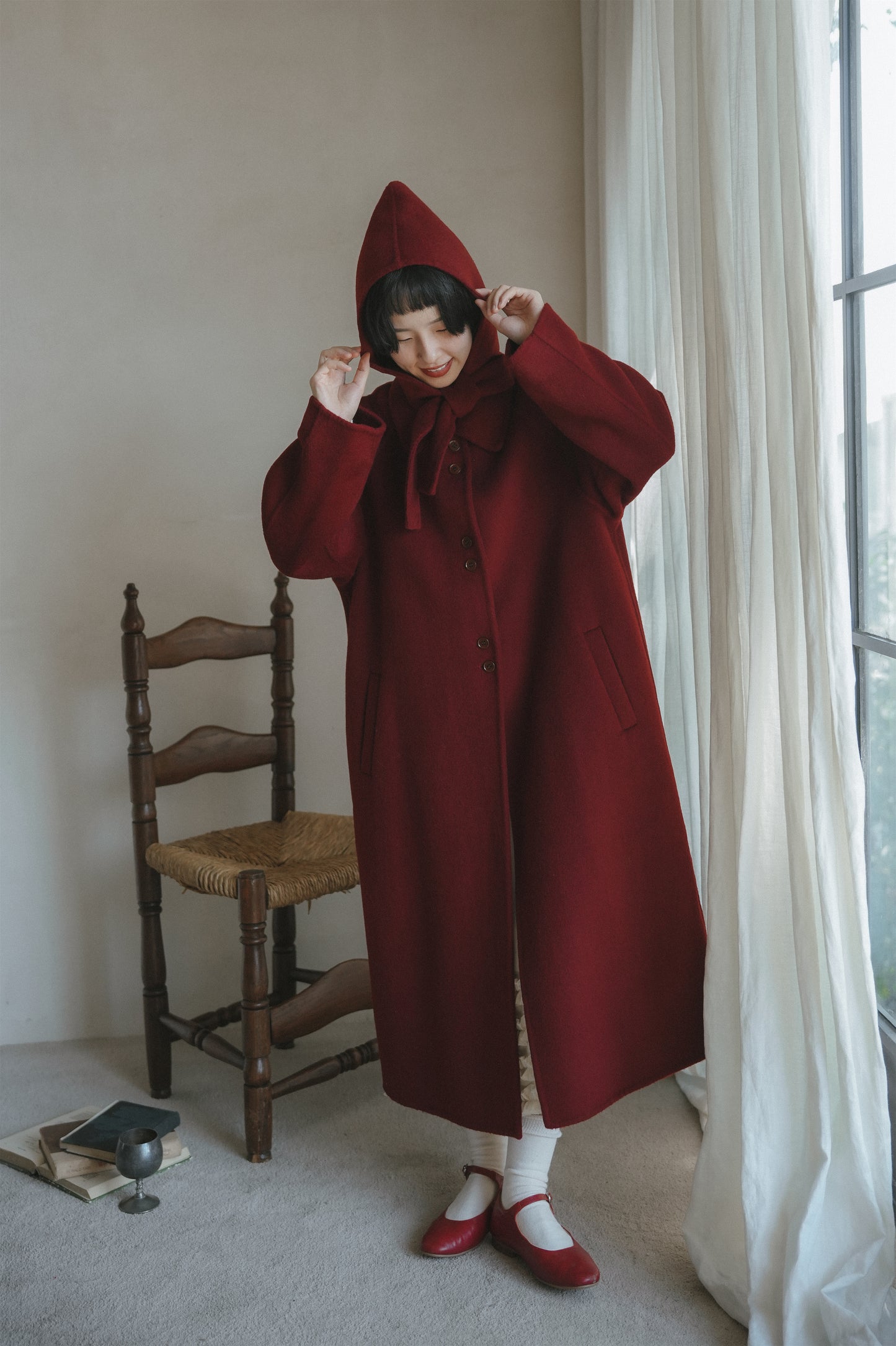 ウールコート•8669251110とノースリーブワンピース•7888250910とハイネックニットワンピース•9833200904(11月下旬発送予定)