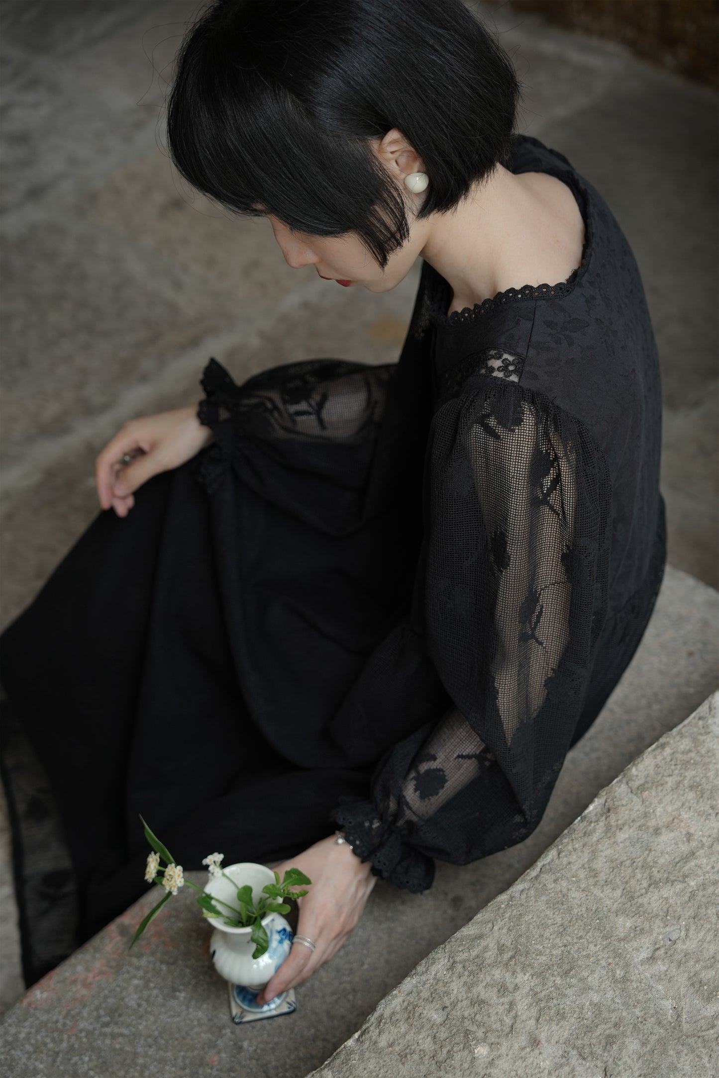 黒いワンピース•6727250579