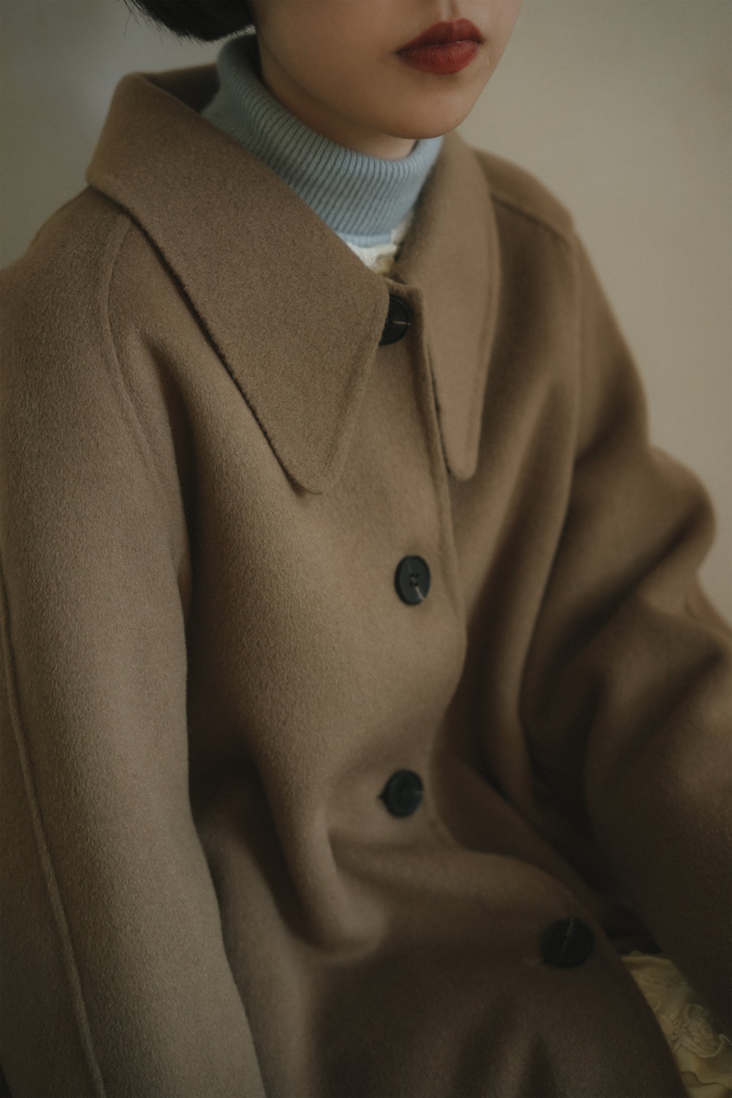 ウールコート•7769251108/イエローワンピース•9856250802/ブルーウールニット·7288250566(12月上旬発送予定)