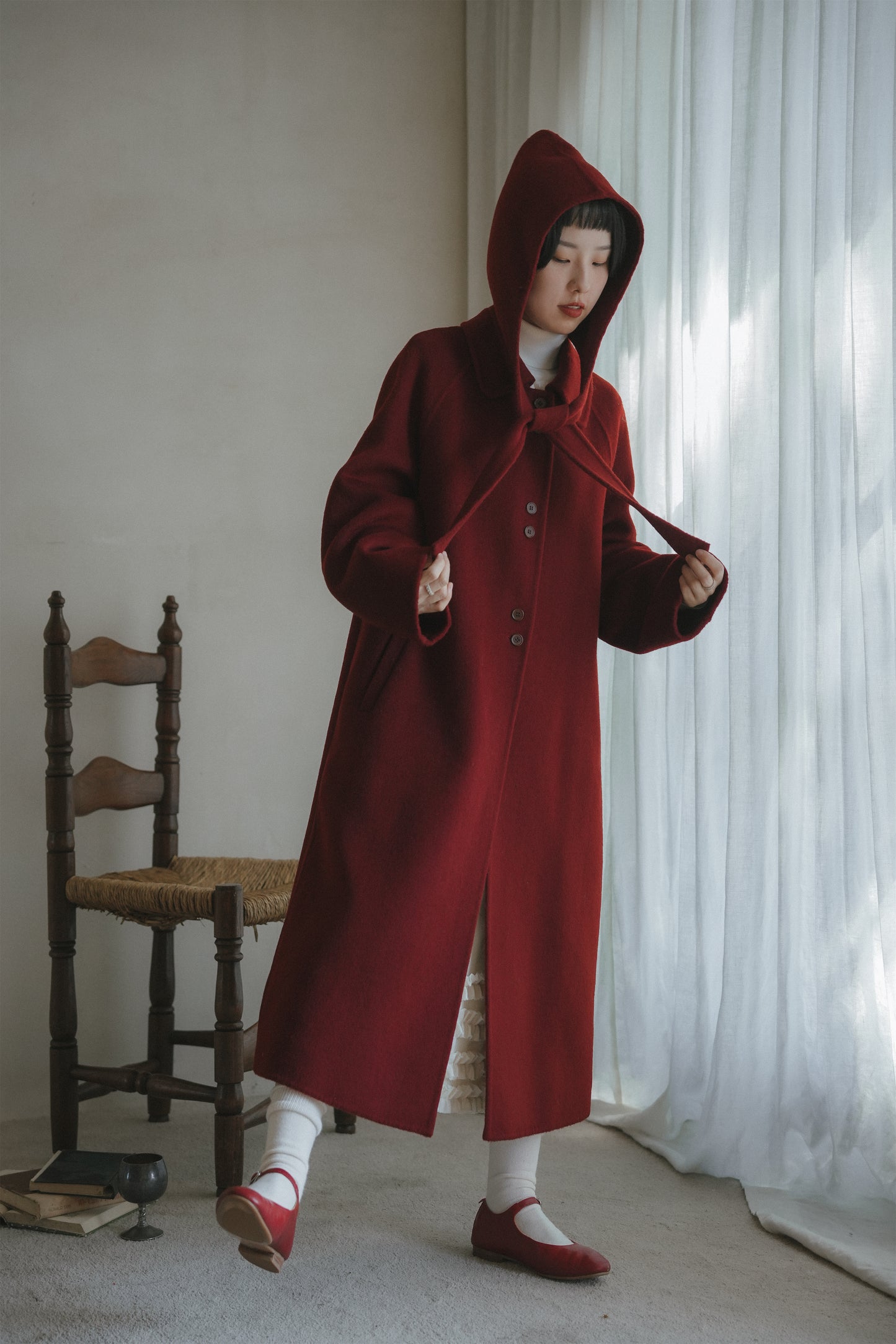 ウールコート•8669251110とノースリーブワンピース•7888250910とハイネックニットワンピース•9833200904(11月下旬発送予定)